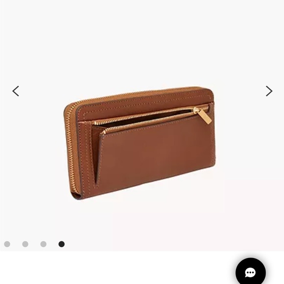 Fossil Logan RFID Zip Around Clutch - Picture 5 of 7
